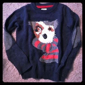 Boys Miniboden sweater with dog sz 4-5
